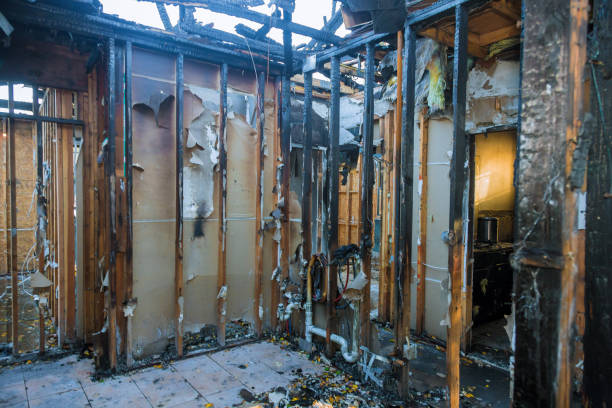 Professional Soot Cleanup technician working in Hudson, PA